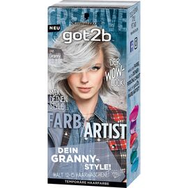 Краска для волос Got2b Farb Artist 098 - Серебряный Металлик (4015100199505)