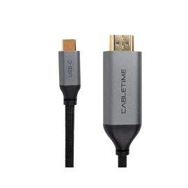 Переходник USB-C to HDMI, 4K, Ultra HD, V2.0 1.8m PowerPlant (CA913350)