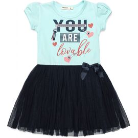 Платье Breeze с фатиновой юбкой (10840-128G-blue)