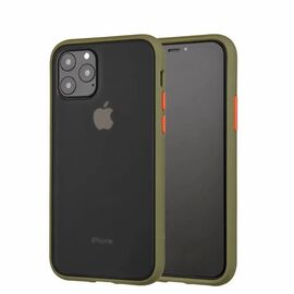 Чохол до моб. телефона MakeFuture Apple iPhone 11 Pro Frame (Matte PC+TPU) Green (MCMF-AI11PGN)
