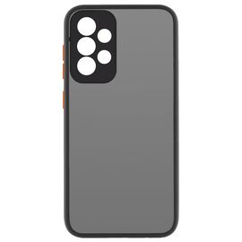 Чехол для моб. телефона MakeFuture Samsung A73 Frame (Matte PC+TPU) Black (MCMF-SA73BK)