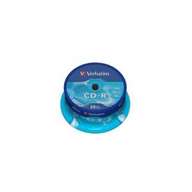 Диск CD Verbatim CD-R 700Mb 52x Cake box 25шт Extra (43432)