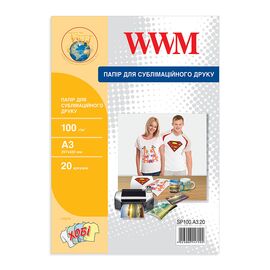 Бумага WWM A3 Sublimation (SP100.A3.20)