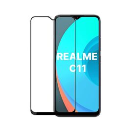 Стекло защитное PowerPlant Full screen Realme C11, Black (GL609260)