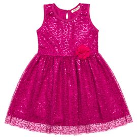 Платье Breeze святкове з пайетками (12740-128G-fuchsiа)