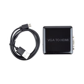 Конвертор VGA+R/L to HDMI (HDCVGA01-M) PowerPlant (CA912681)
