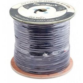 Кабель мережевий FinMark FTP CAT5e 4P 24AWG PE-M B 500m Drum, внешний, проволка 1,2мм (054615)
