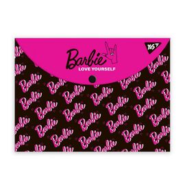 Папка - конверт Yes на кнопке А4 Barbie (492002)
