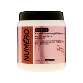 Маска для волос Brelil Numero для придания блеска с ценными маслами 1 л (8011935071784)