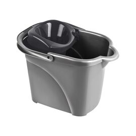 Ведро для швабр Planet Household №1 металлик 12 л (6862)
