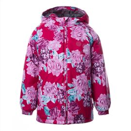 Куртка Huppa CLASSY 17710030 фуксиа з принтом 116 (4741468942018)