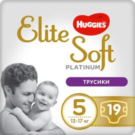 Подгузник Huggies Elite Soft Platinum Pants 5 (12-17 кг) 19 шт (5029053549194)