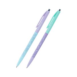 Ручка шариковая Kite автоматическая Flowers, синяя (K21-361-2)