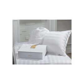 Постельное белье MirSon Сатин Premium-страйп Royal Pearl 143х210 (2200000007254)