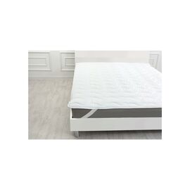 Наматрасник MirSon Eco Light №1715 Wool Air-line на резинке по углам White 120x200 см (2200002888875)