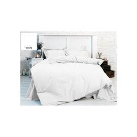 Постільна білизна MirSon Бязь Premium White 175х210 двоспальний (2200000949202)