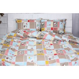 Постільна білизна MirSon Бязь Ranforce Elite 17-0501 Hello kitty 160х220 полуторний Є (2200004698878)