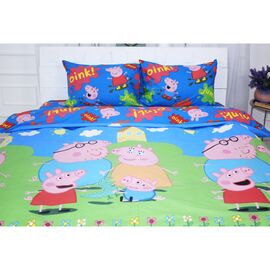 Постельное белье MirSon Бязь Ranforce Elite 17-0507 Peppa 143х210 односпальный (2200004665764)