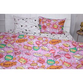 Постельное белье MirSon Бязь Ranforce Elite 17-0512 Bombs pink Односпальный (2200004665436)