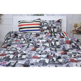 Постельное белье MirSon Бязь Ranforce Elite 17-0538 London Street 200х220 Евро (2200004677903)