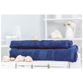 Полотенце MirSon набор банный №5003 SoftNess Darkblue 50x90, 70x140 (2200003182958)