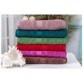 Полотенце MirSon набор банный №5023 SoftNes Darkness 70x140 см 6 шт (2200003181104)