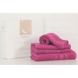 Полотенце MirSon набор банных №5081 Elite SoftNess Plum 40х70, 50х90, 70х140, (2200003975734)