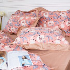 Постельное белье MirSon Satin print Elit Coral reef 200х220 Евро (2200005394694)