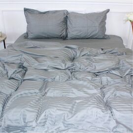 Постельное белье MirSon SatinStripe 30-0010LightGray 200х220 Евро (2200005251140)
