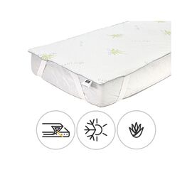 Наматрасник MirSon №1047 Alberto Тенсель (Modal) Seasons Aloe Vera 90х200 см (2200001508149)