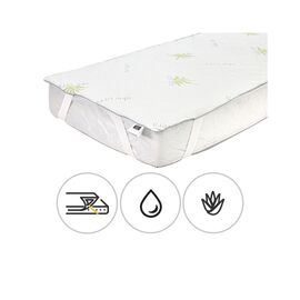 Наматрасник MirSon №1048 Alberto Тенсель (Modal) Aloe Vera 140х200 см (2200001508392)