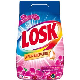 Стиральный порошок Losk Ароматерапия Эфирные масла и ар. Малазийского цветка 3.45 кг (9000101546569)