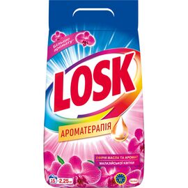 Стиральный порошок Losk Ароматерапия Эфирные масла и ар. Малазийского цветка 2.25 кг (9000101547085)