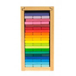 Конструктор Nic деревянный Строительные пластины Башня 60 эл. (NIC523300)