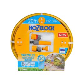 Поливочный шланг HoZelock d12,5мм 20м Ultraflex+ 4 коннекторы 117004 (10618)