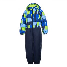 Комбинезон Huppa WILLY 1 31900120 синий с принтом/тёмно-синий 98 (4741468822709)