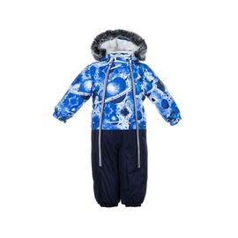 Комбинезон Huppa DEVON 2 36160230 синий с принтом/тёмно-синий 86 (4741468712635)