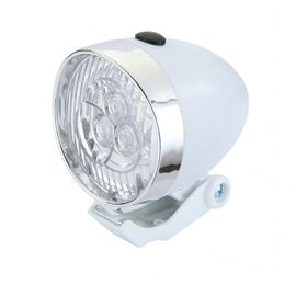 Передняя велофара Good Bike RETRO STYLE 3 LED White (94315W-IS)
