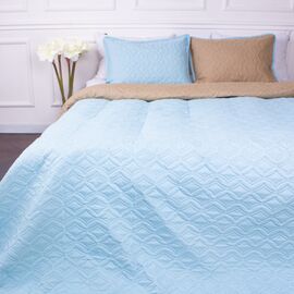 Покрывало MirSon набор Elegantly Line №7046 Ocean Waves 220х240+2 наволочки (2200005378014)