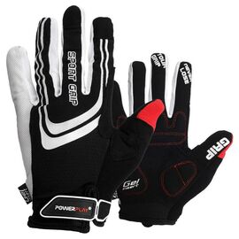 Велоперчатки PowerPlay 6588 Black/White XXL (6588_XXL_Black/White)