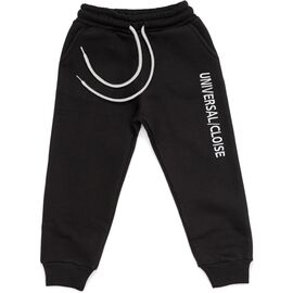 Штаны детские Cloise спортивные на флисе (CL0155004-140B-black)