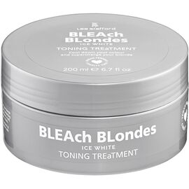 Маска для волос Lee Stafford Bleach Blondes Ice White для пепельных и седых оттен. 200 мл (5060282702684)