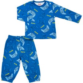 Піжама Breeze з довгим рукавом (16745-74B-blue)