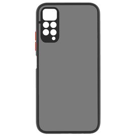 Чохол до моб. телефона MakeFuture Xiaomi Redmi Note 11 Pro Frame (Matte PC+TPU) Black (MCMF-XRN11PBK)