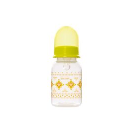Пляшечка для годування Baby Team із силіконовою соскою Baby Team 125 мл Салатова (1400)