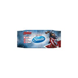 Детские влажные салфетки Smile baby Marvel Antibacterial 72 шт (4823071642254)