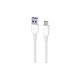 Дата кабель USB 2.0 AM to Type-C 1.0m Glow white 2E (2E-CCAC-WH)