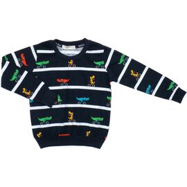 Кофта Breeze с динозаврами (17974-116B-blue)