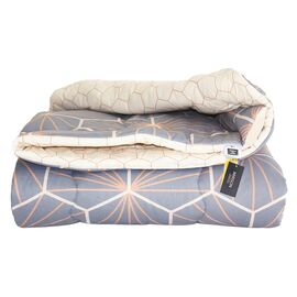 Одеяло MirSon шелковое Зима №3005 Сolor Fun Line Geometry 140х205 (2200004831688)