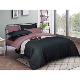 Постельное белье MirSon Satin Stripe 30-0021 + 30-0008 Dorimel 160х220 Семейный (2200005267929)